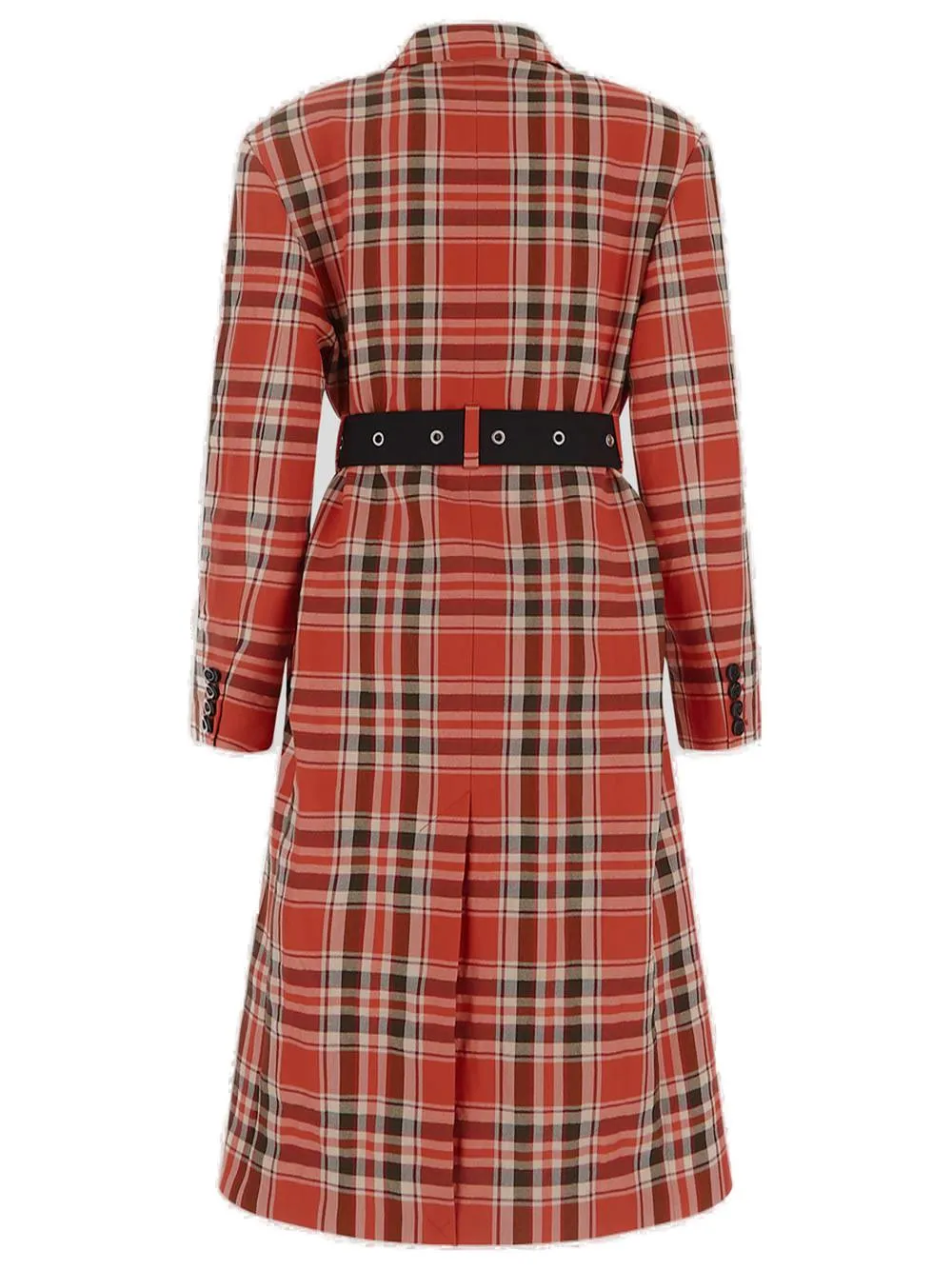 Acne Studios Checked Belted Coat