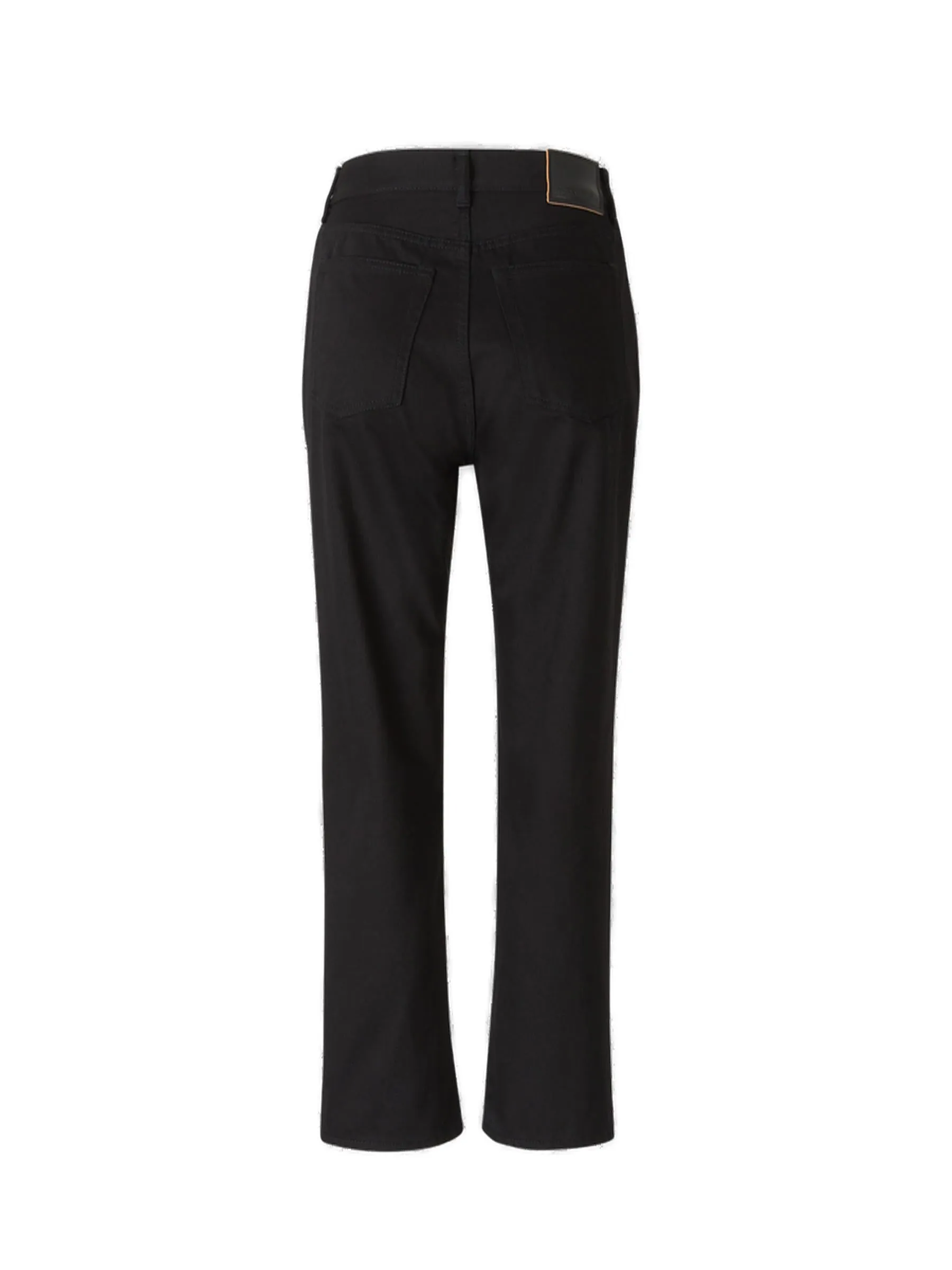 Acne Studios Logo Patch Straight Leg Jeans
