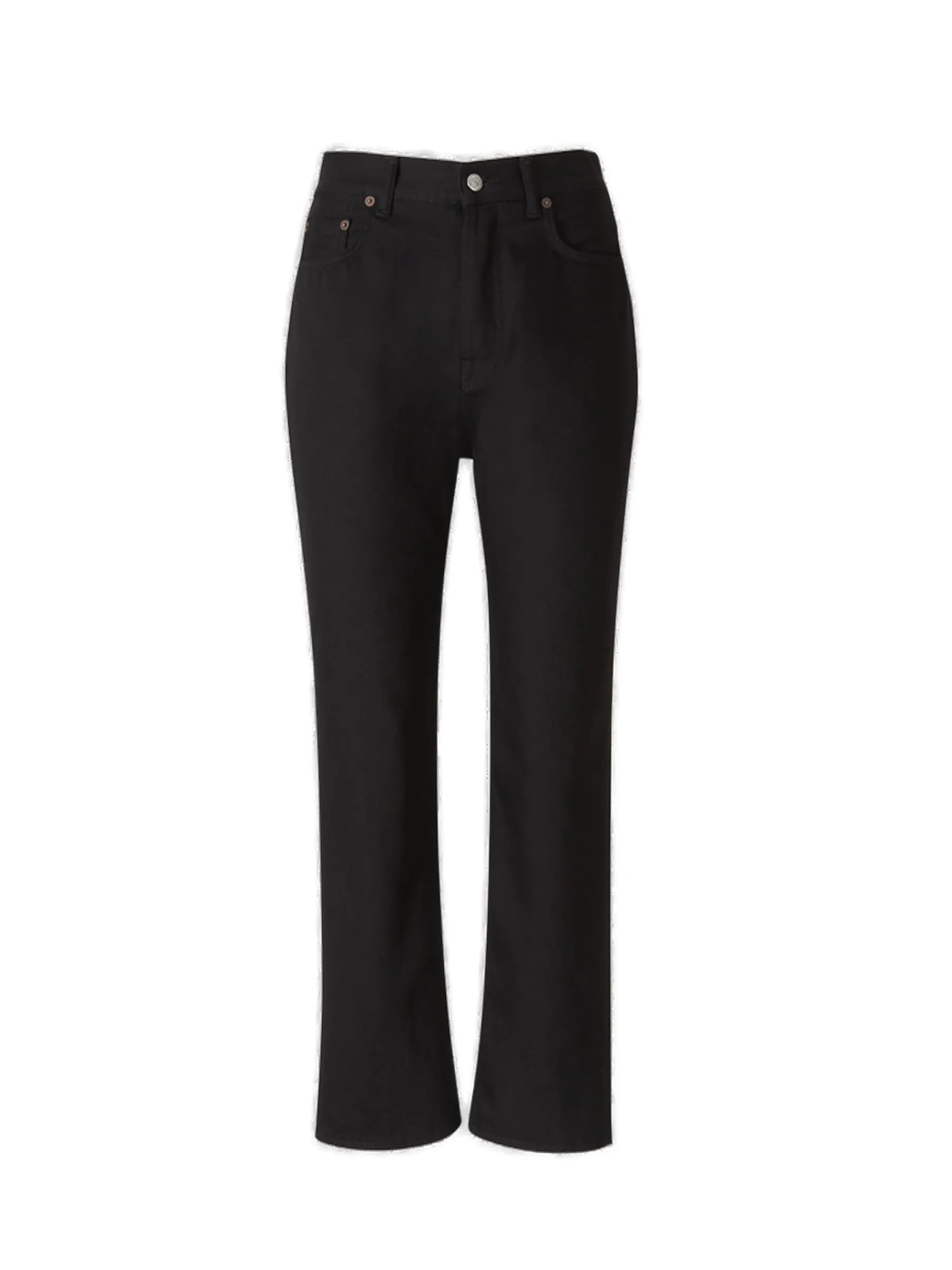 Acne Studios Logo Patch Straight Leg Jeans