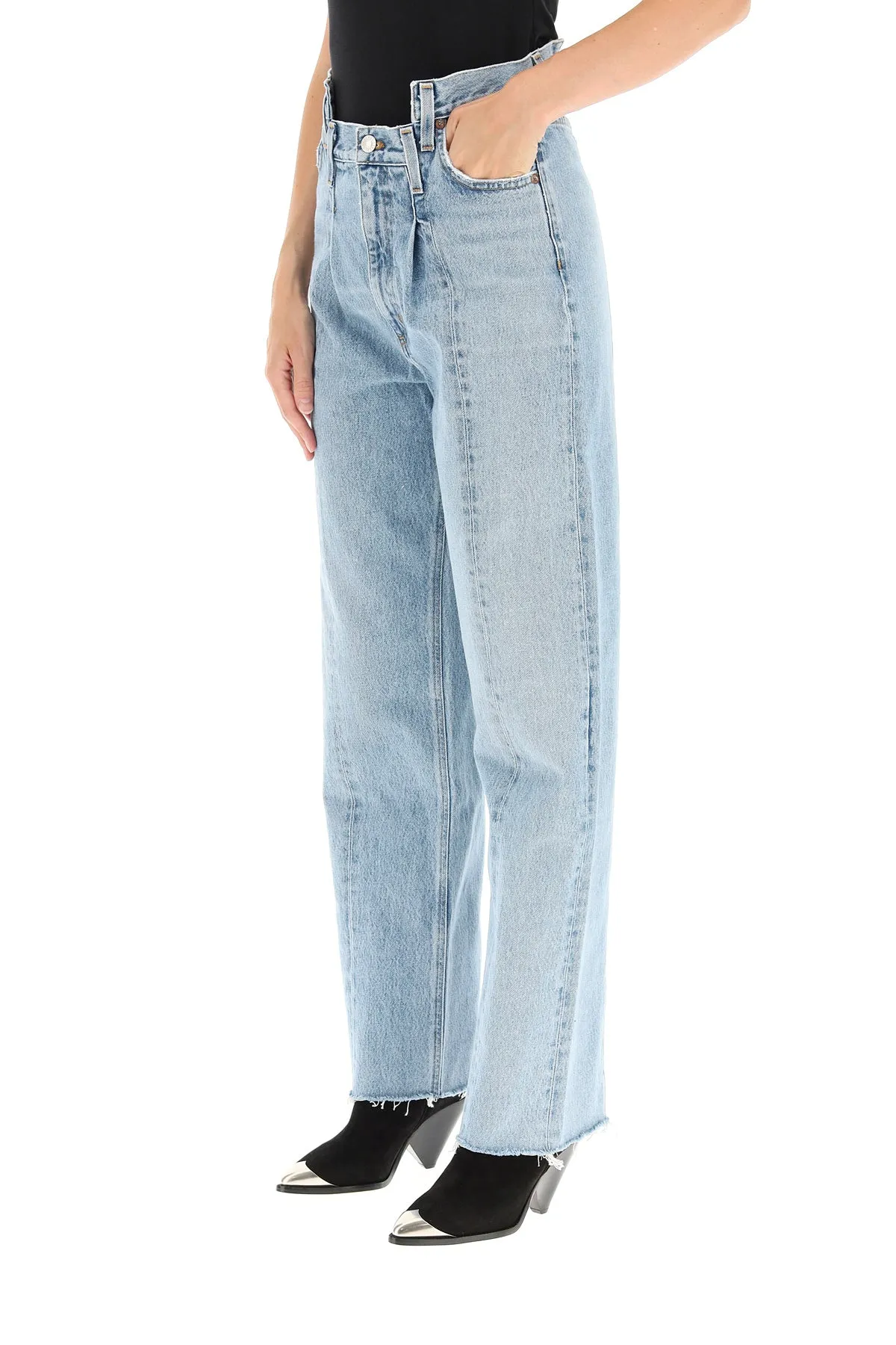 AGOLDE Pieced Angled Jeans