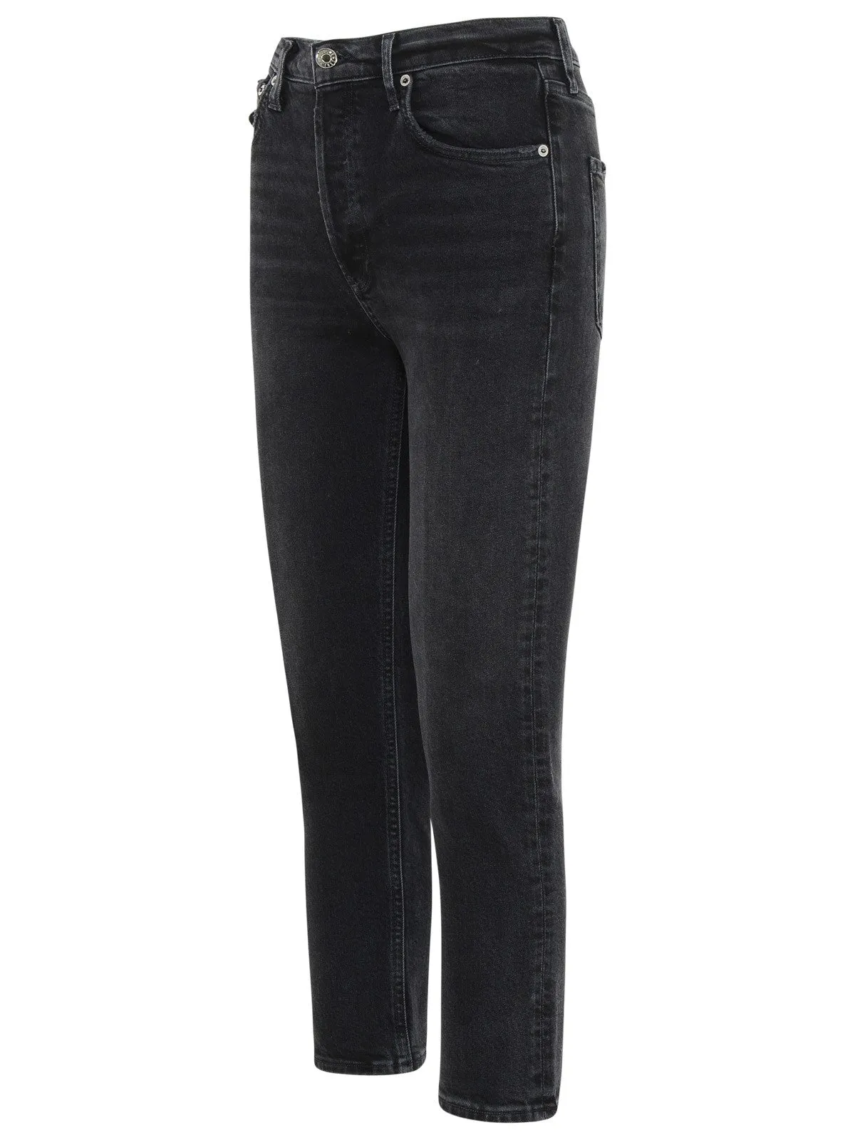 AGOLDE Riley Straight-Leg Cropped Jeans