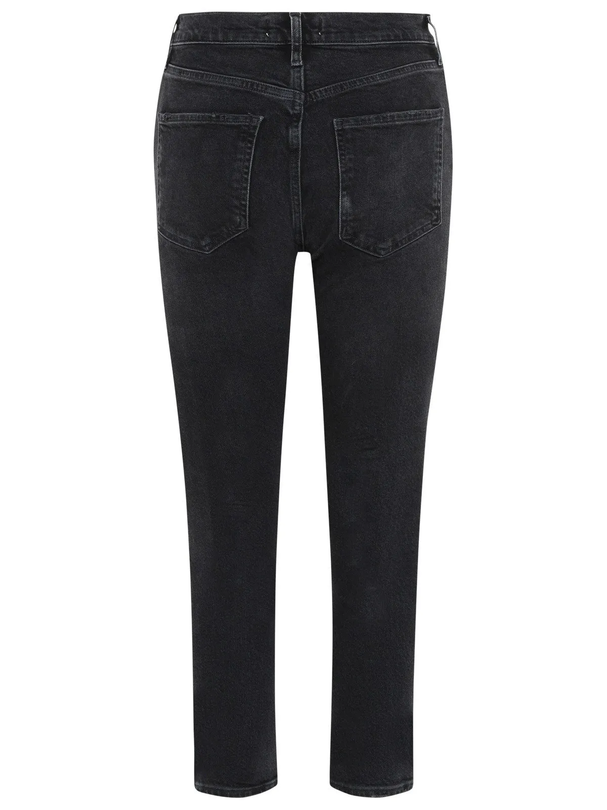 AGOLDE Riley Straight-Leg Cropped Jeans