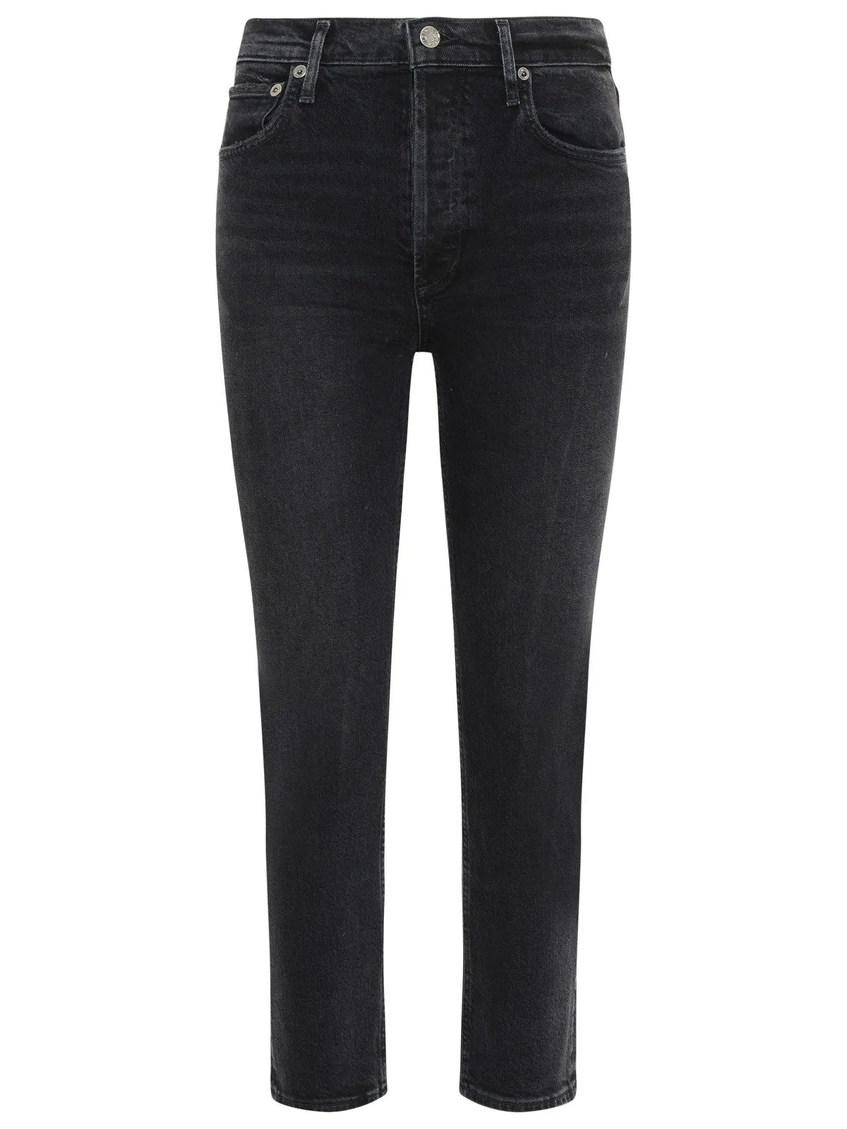 AGOLDE Riley Straight-Leg Cropped Jeans