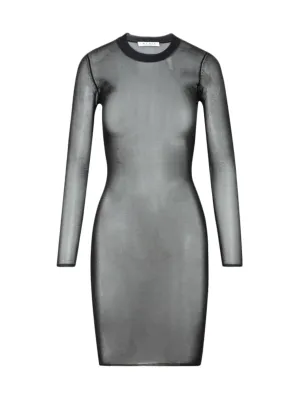Alaa Sheer Midi Dress