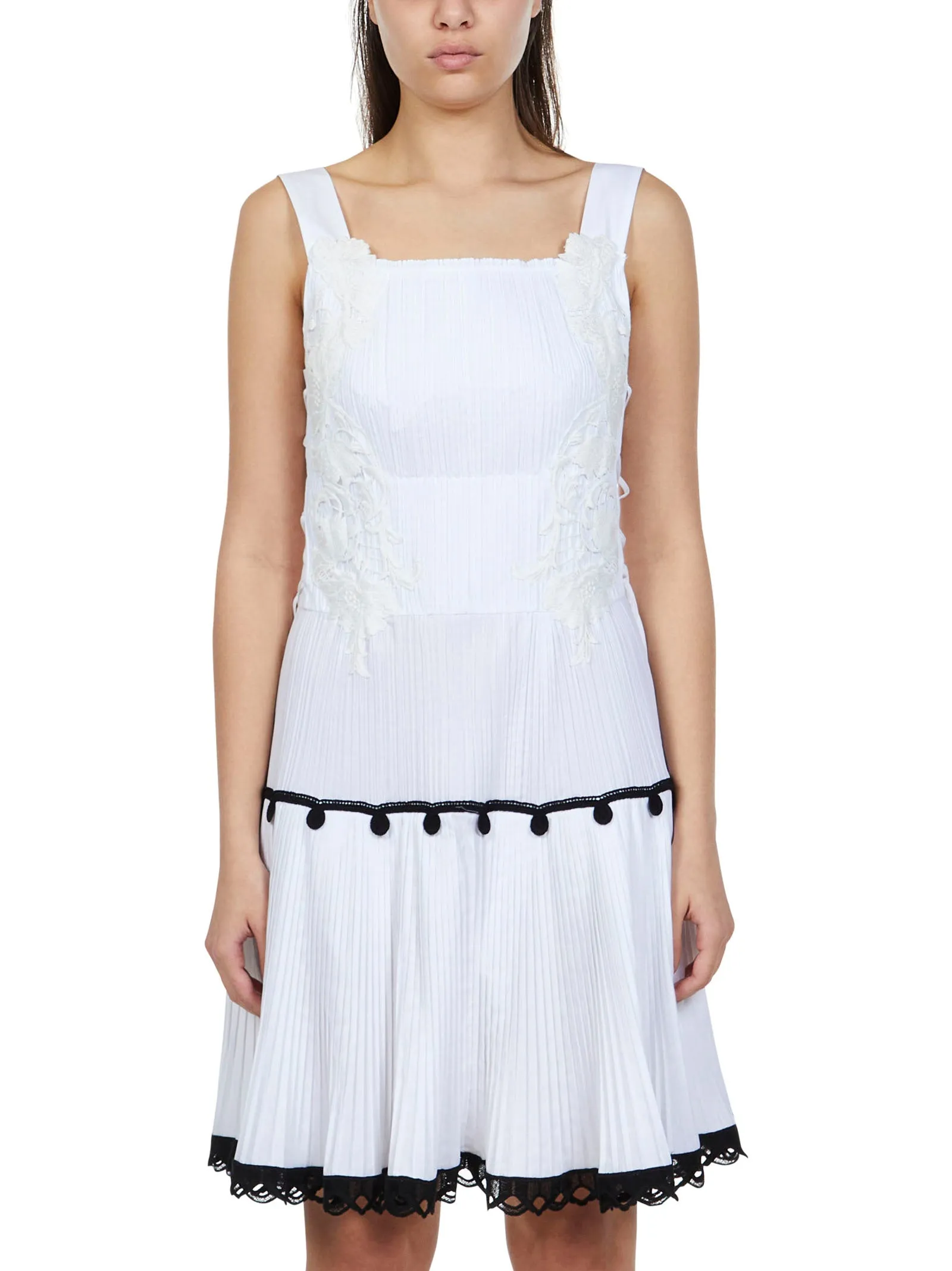 Alberta Ferretti Embroidered Mini Dress
