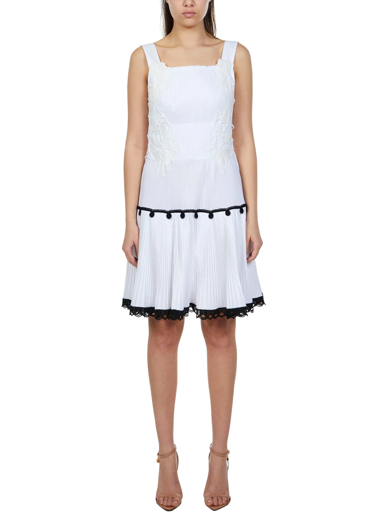 Alberta Ferretti Embroidered Mini Dress