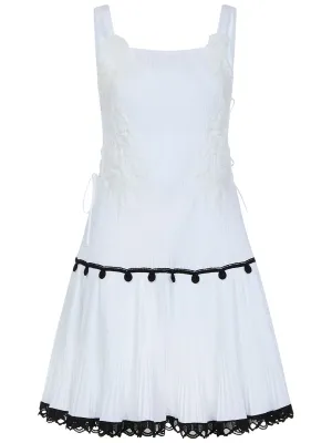 Alberta Ferretti Embroidered Mini Dress
