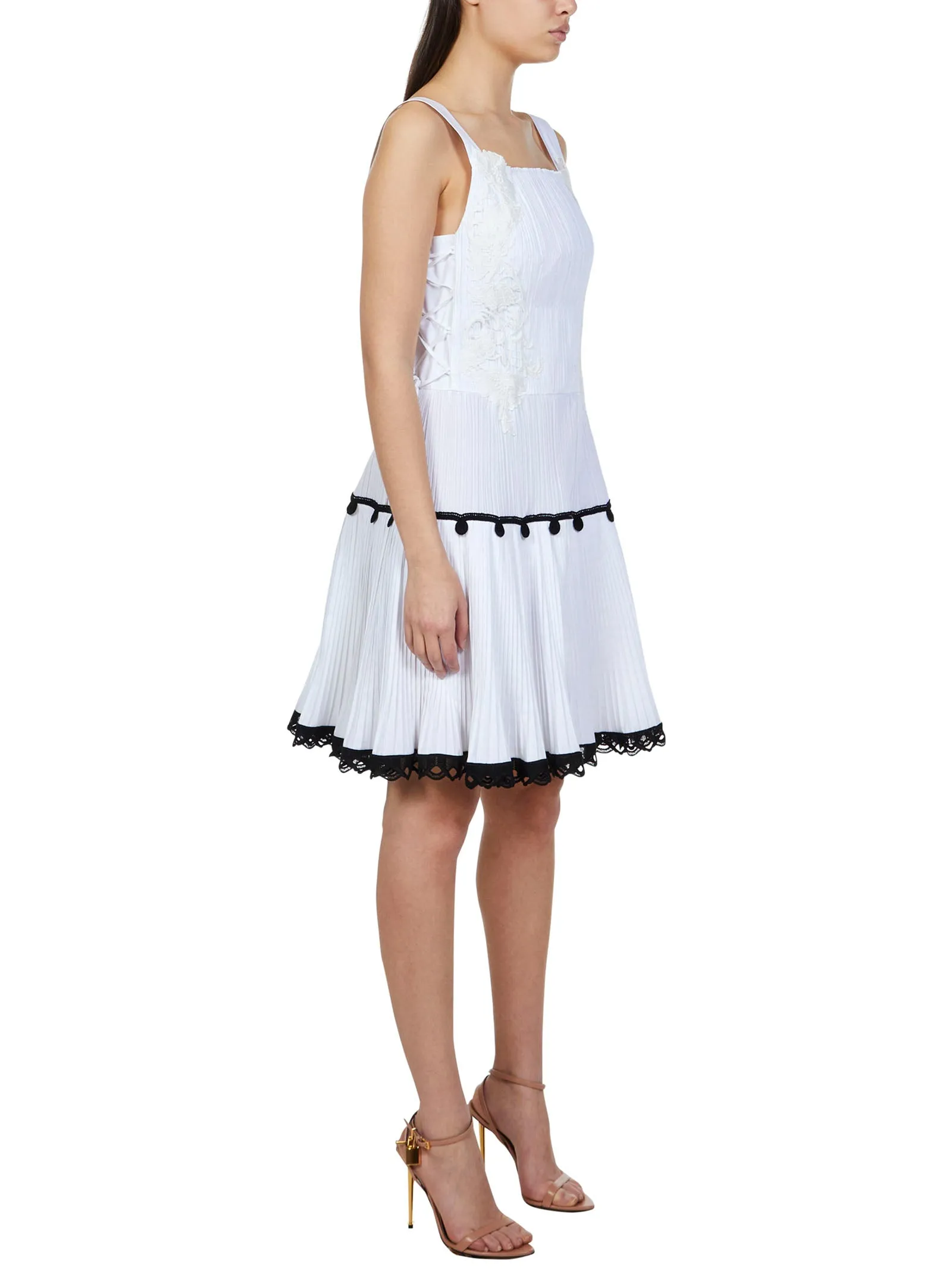 Alberta Ferretti Embroidered Mini Dress