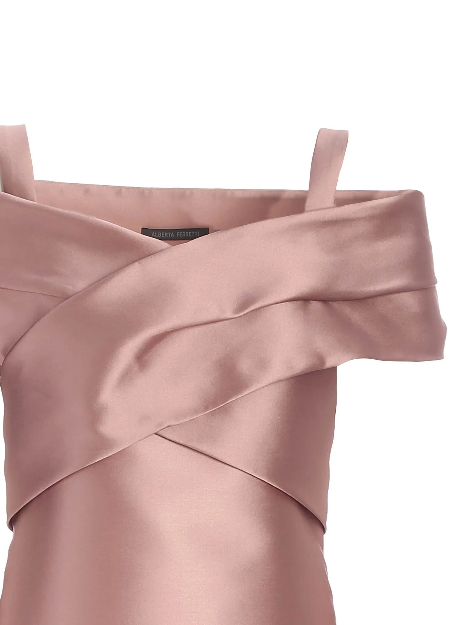 Alberta Ferretti Satin Mini Dress