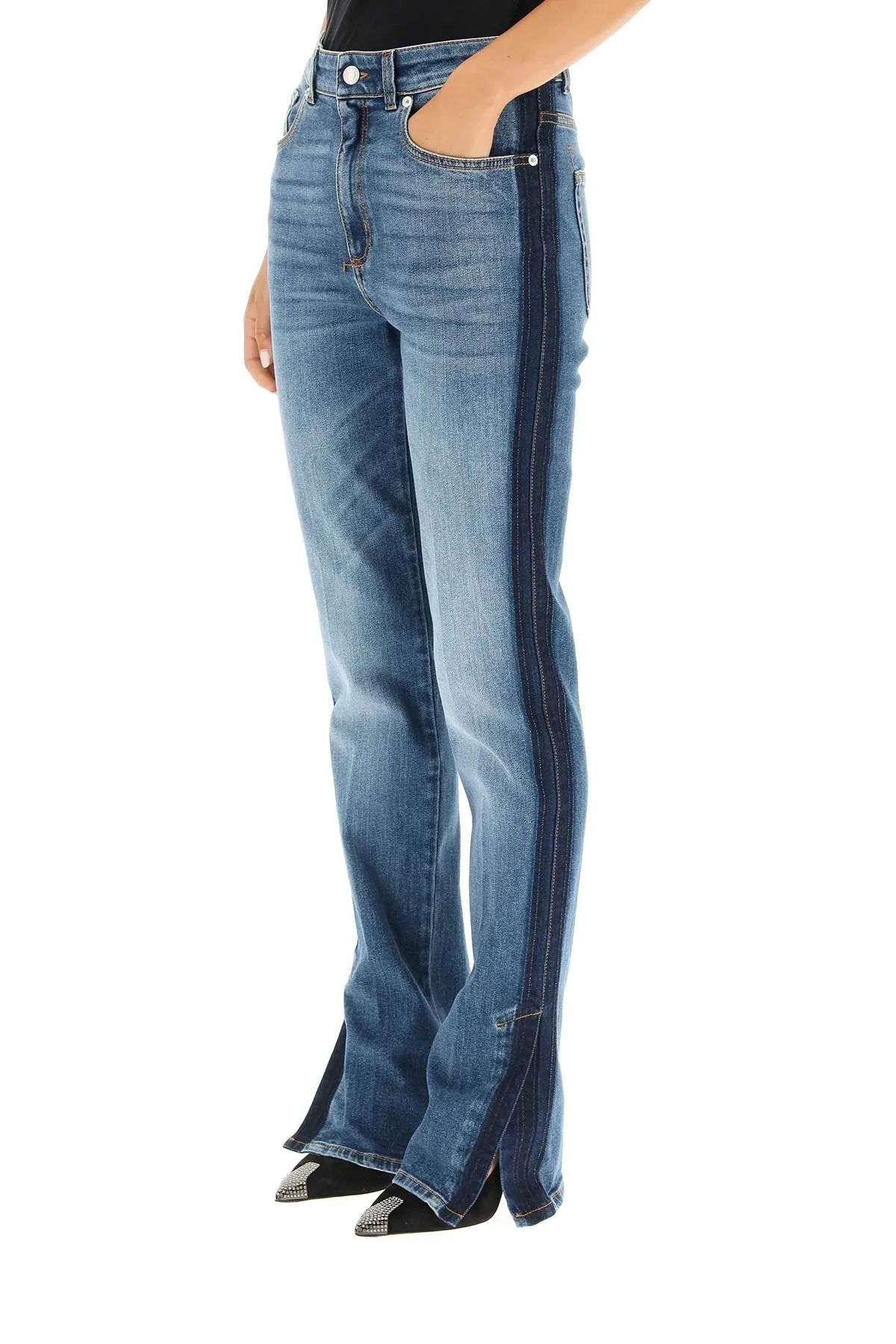 Alexander McQueen Side Stripe Jeans