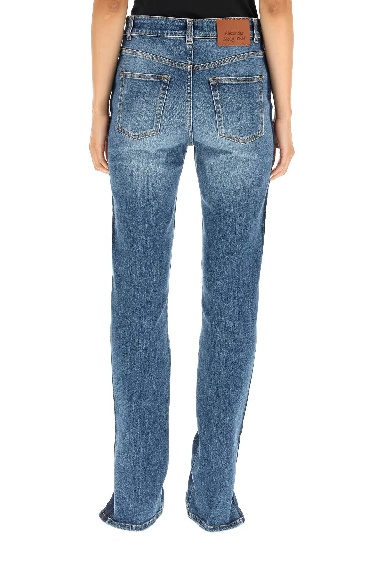 Alexander McQueen Side Stripe Jeans