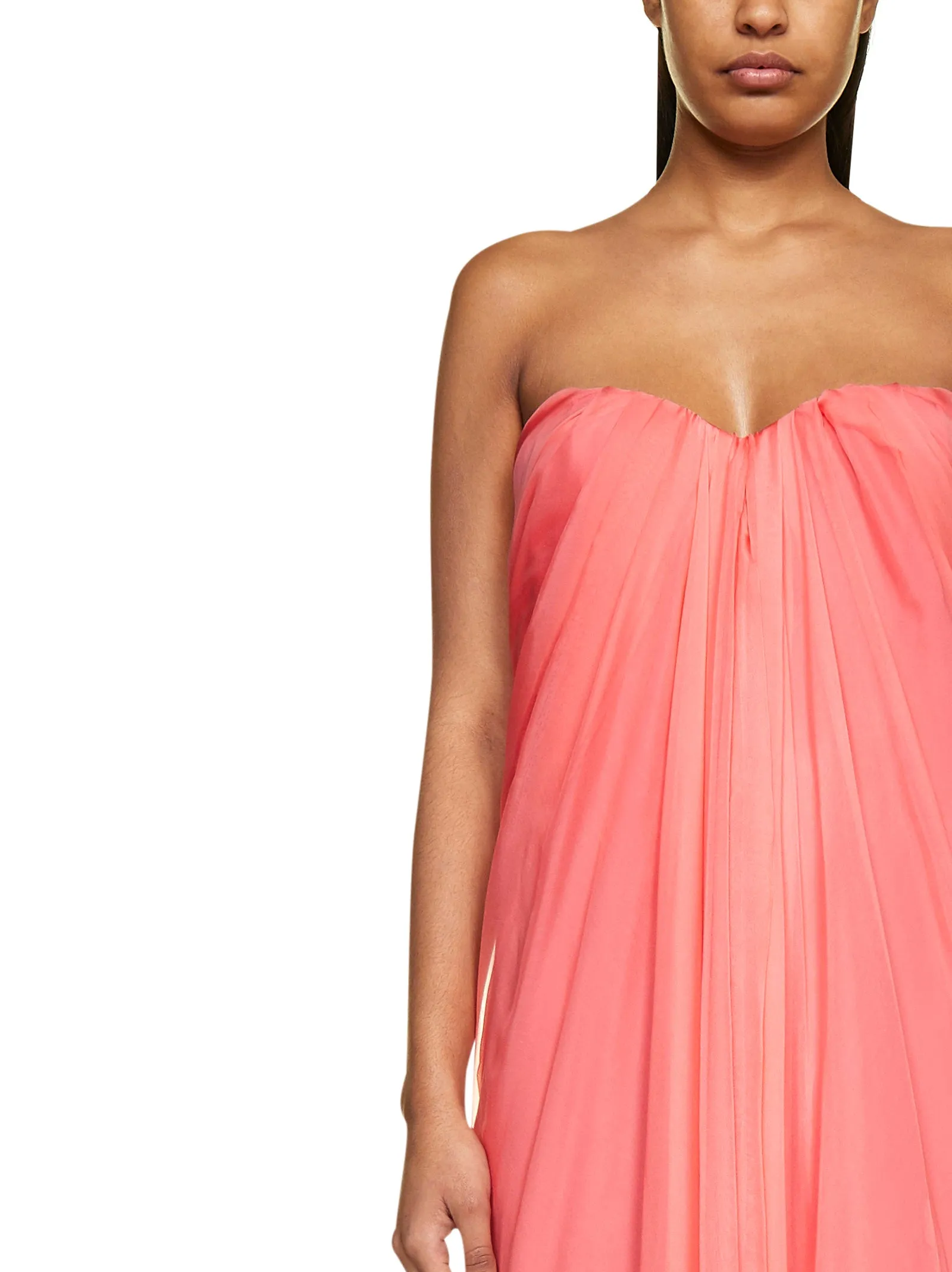 Alexander McQueen Strapless Maxi Dress