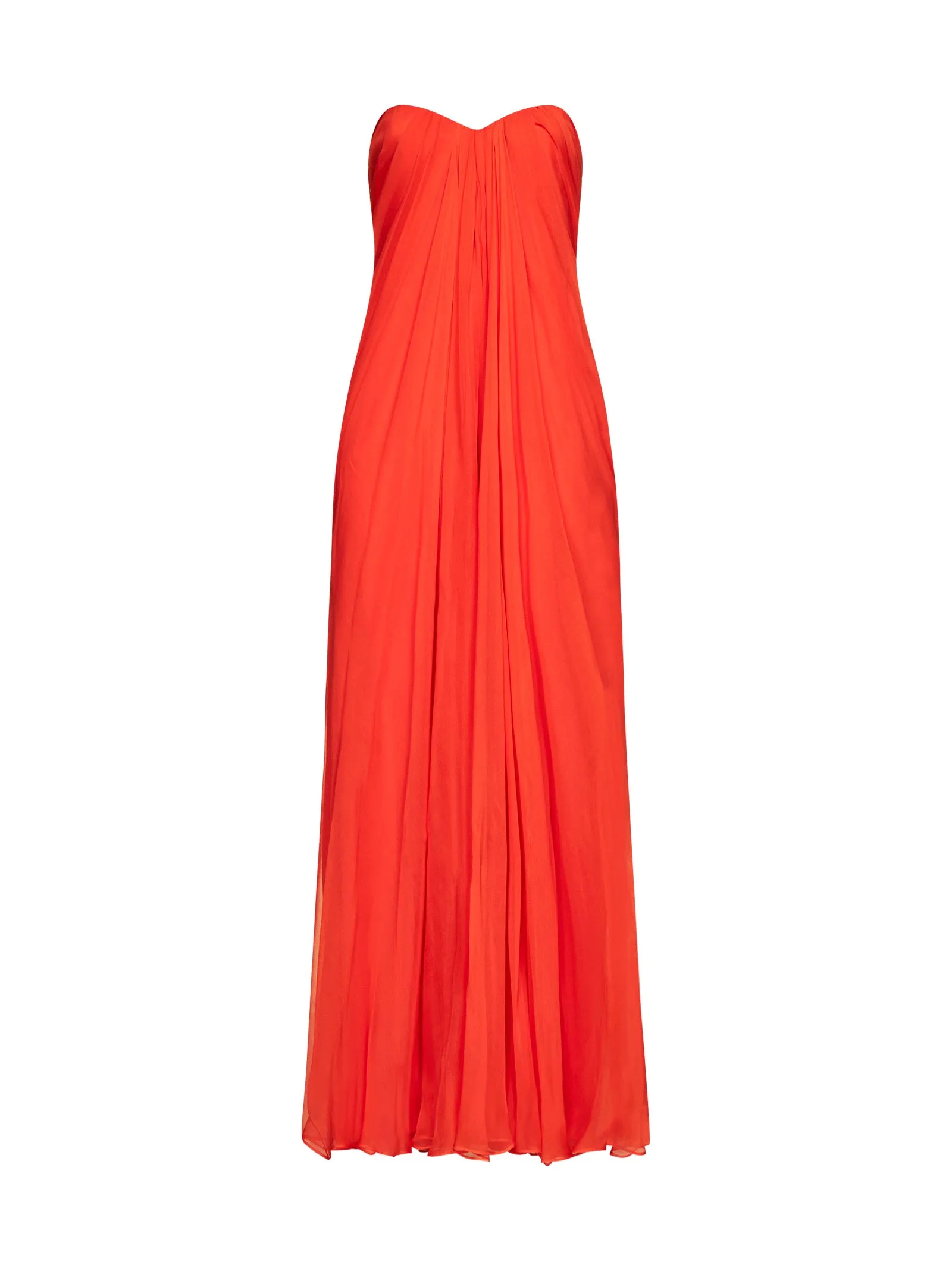 Alexander McQueen Strapless Maxi Dress