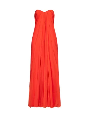Alexander McQueen Strapless Maxi Dress