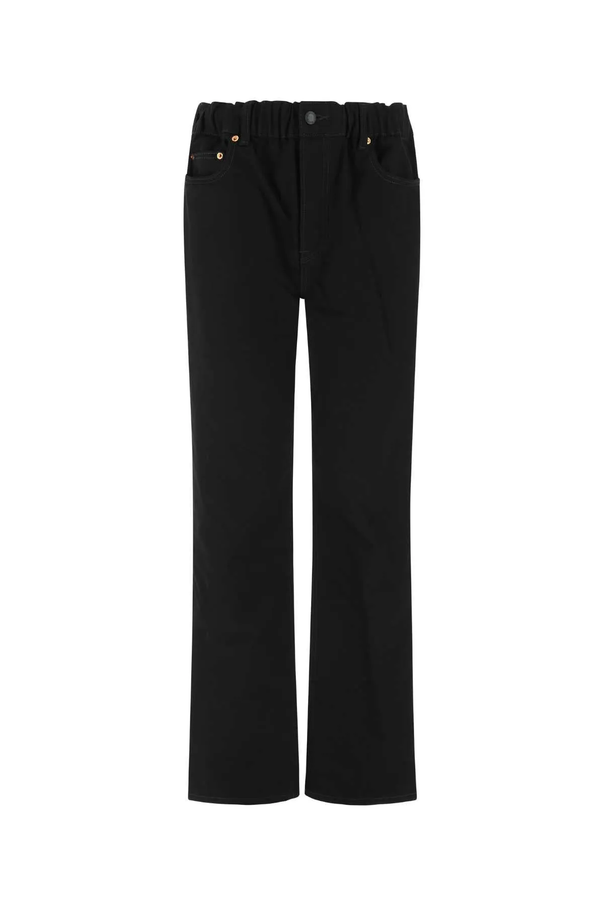 Alexander Wang Ruched Waist Baggy Jeans