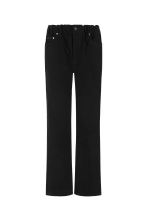 Alexander Wang Ruched Waist Baggy Jeans