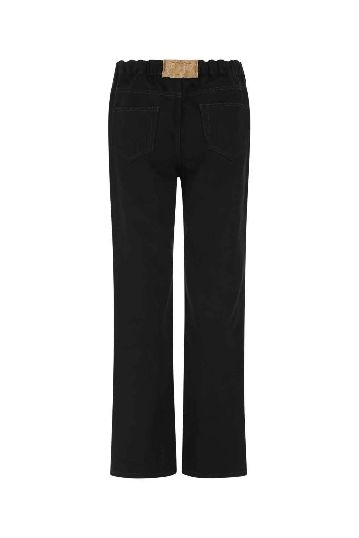 Alexander Wang Ruched Waist Baggy Jeans