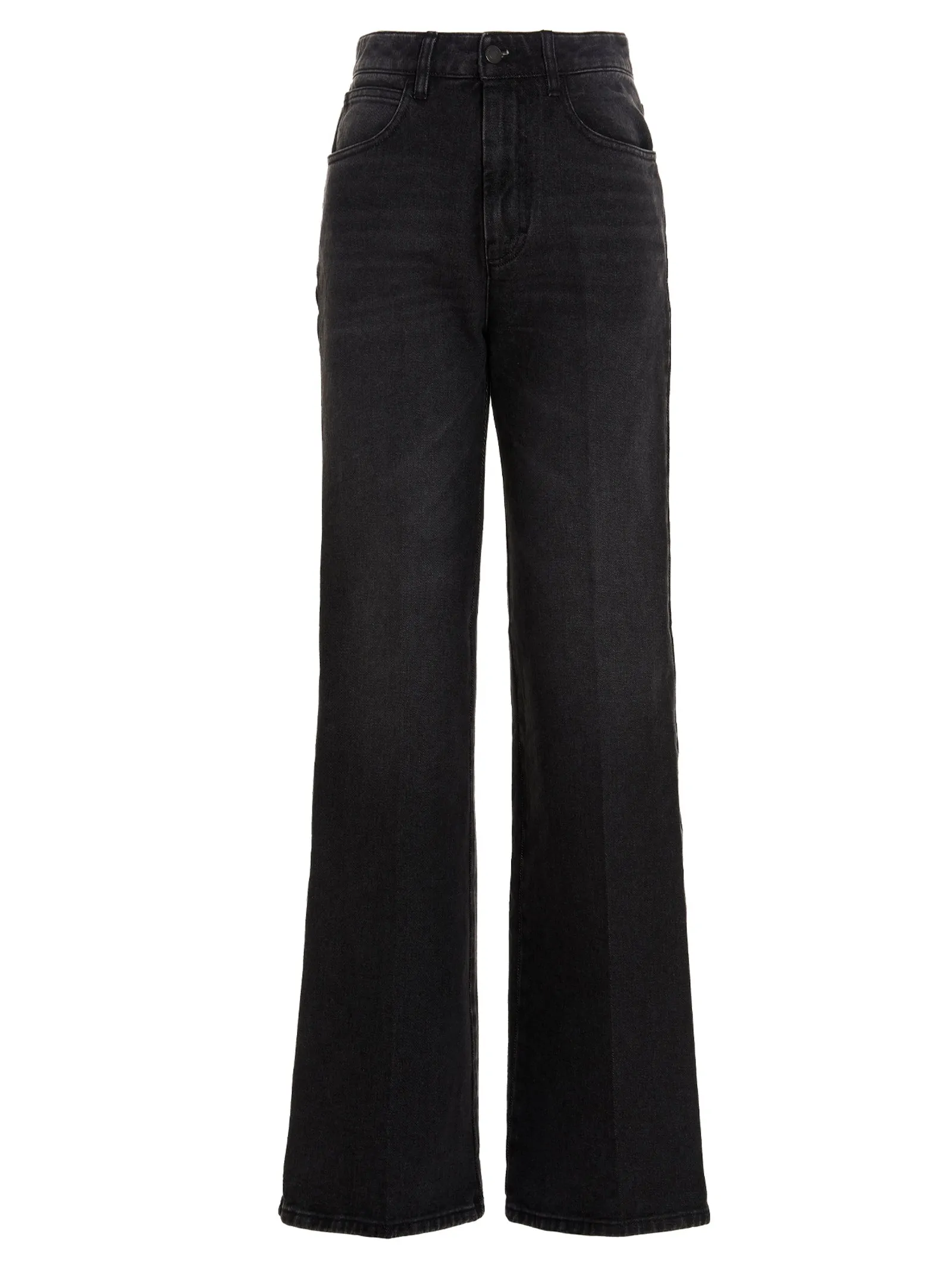 AMI High-Rise Bootcut Jeans