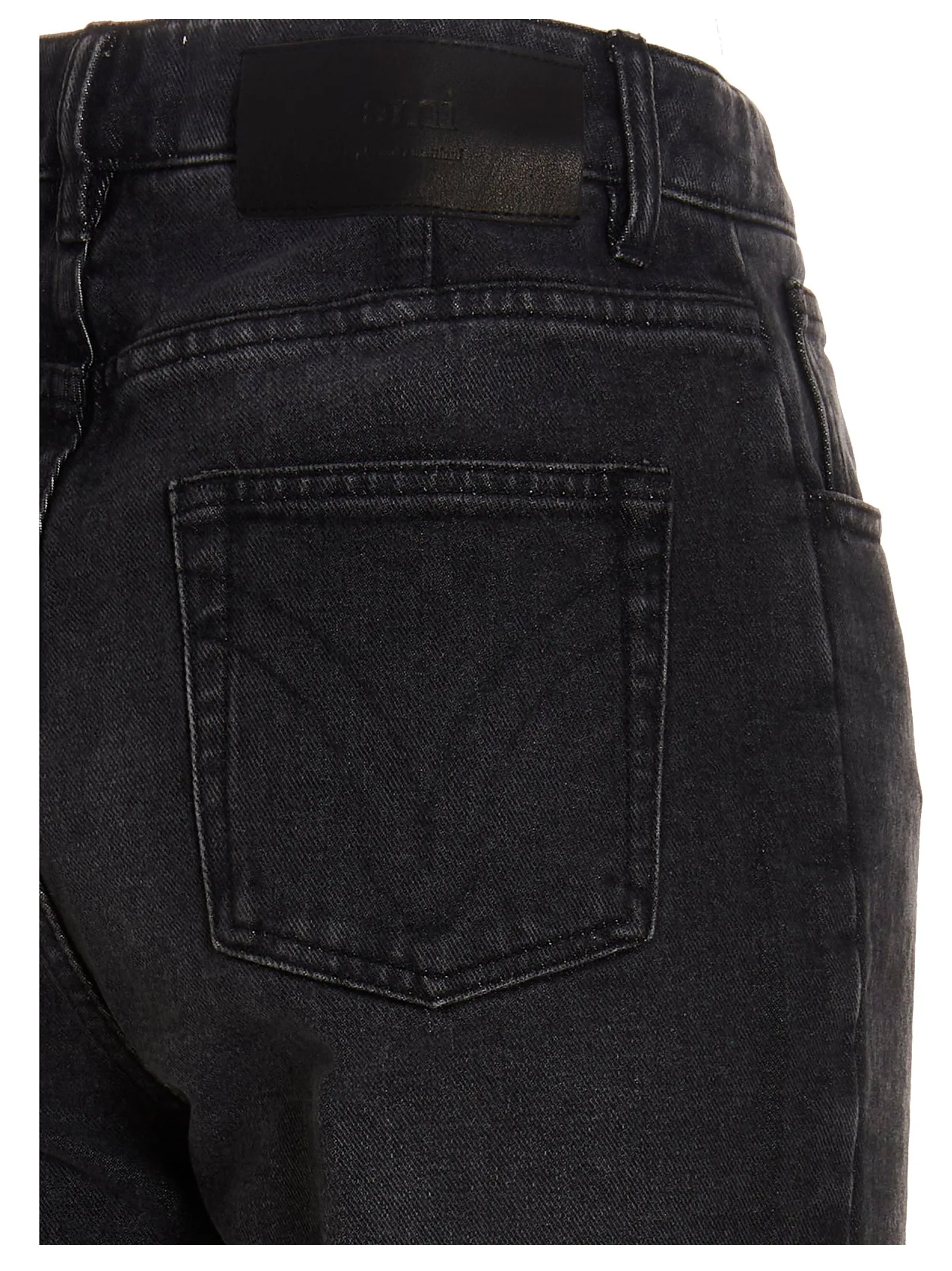 AMI High-Rise Bootcut Jeans