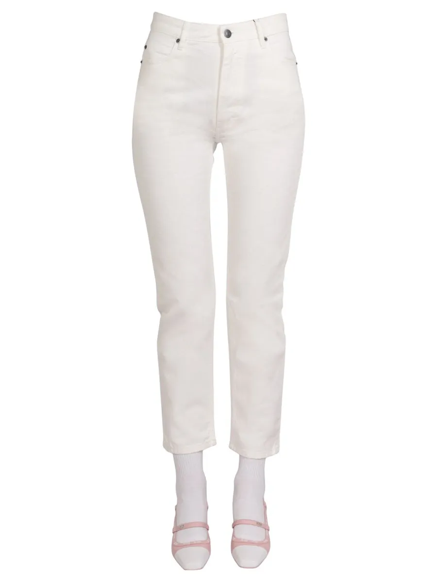 AMI Straight-Leg Stretch Jeans