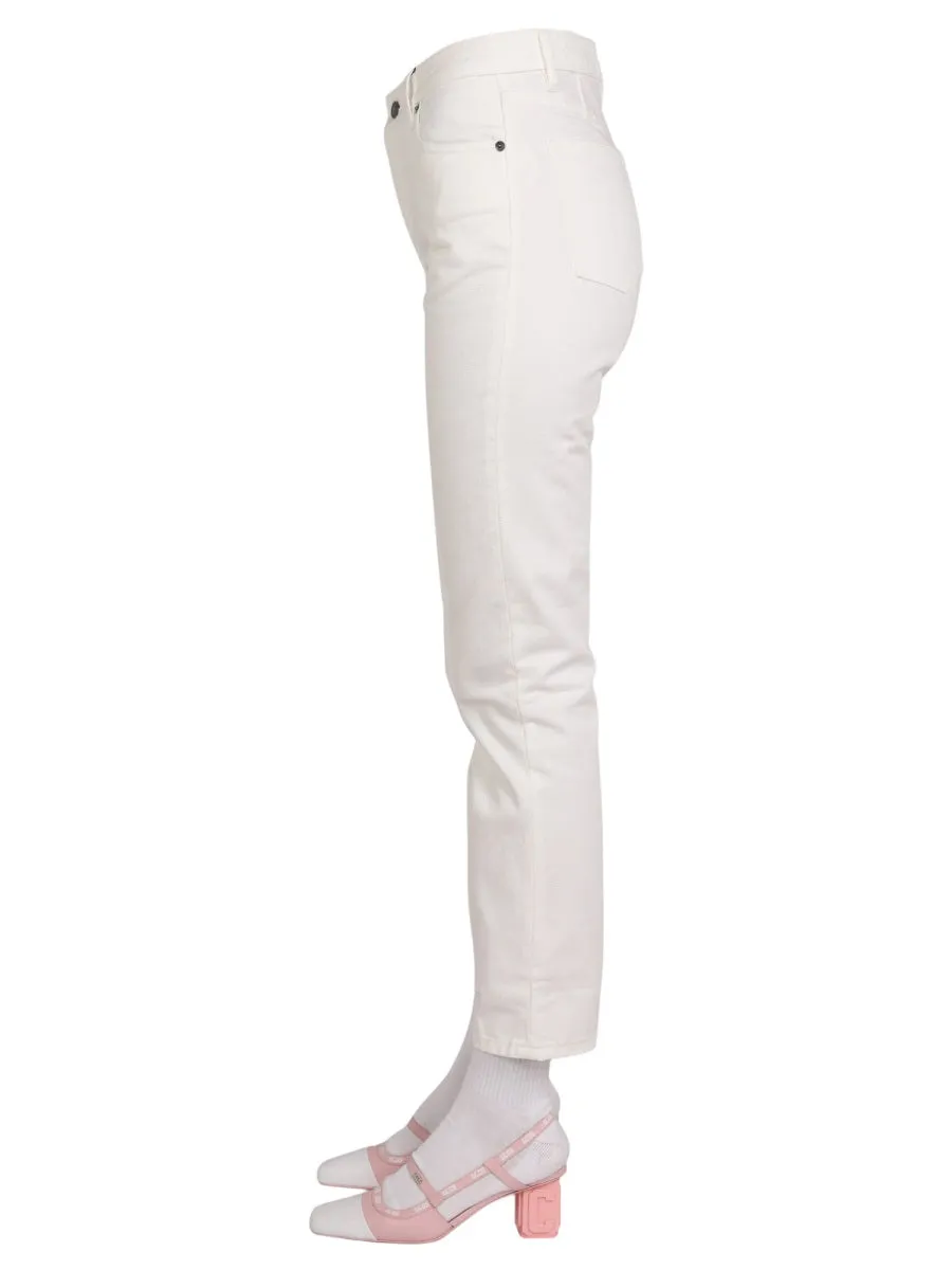 AMI Straight-Leg Stretch Jeans