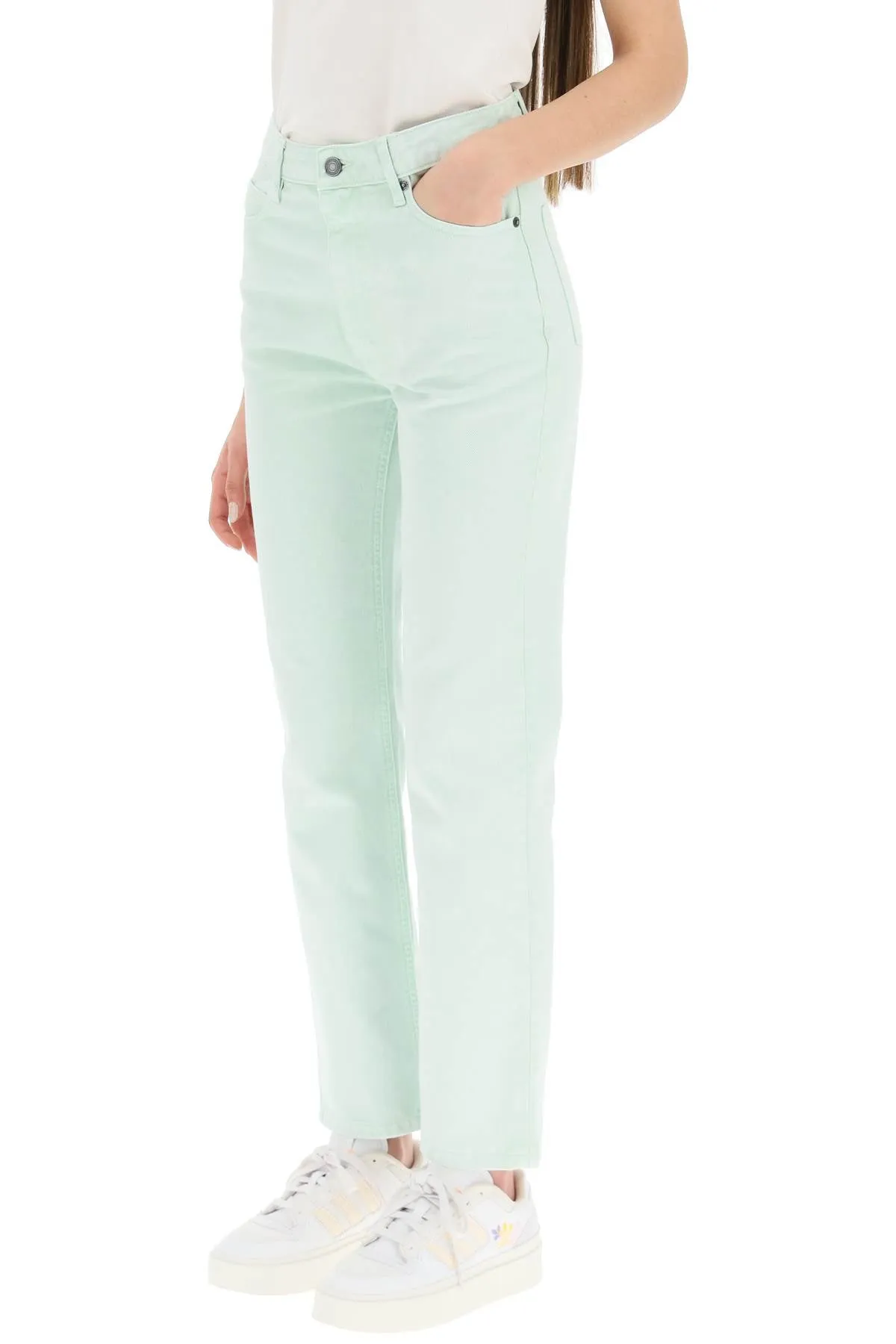 AMI Straight-Leg Stretch Jeans