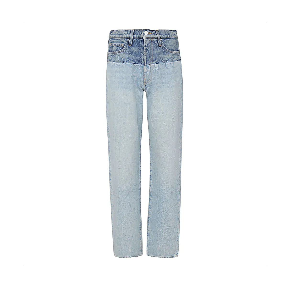 Amiri Panelled Straight-Leg Jeans
