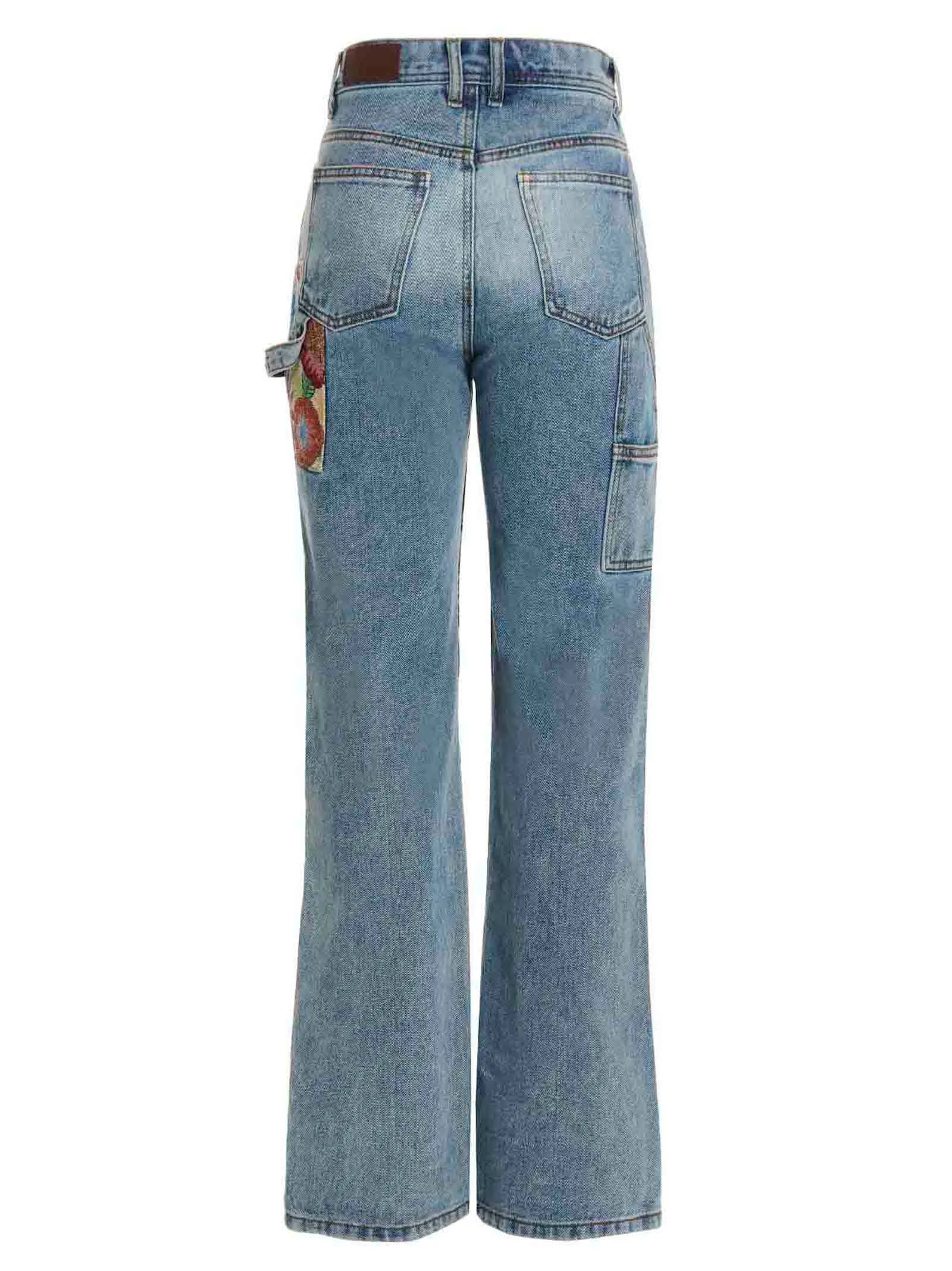 Andersson Bell Floral Embroidered Patchwork Jeans