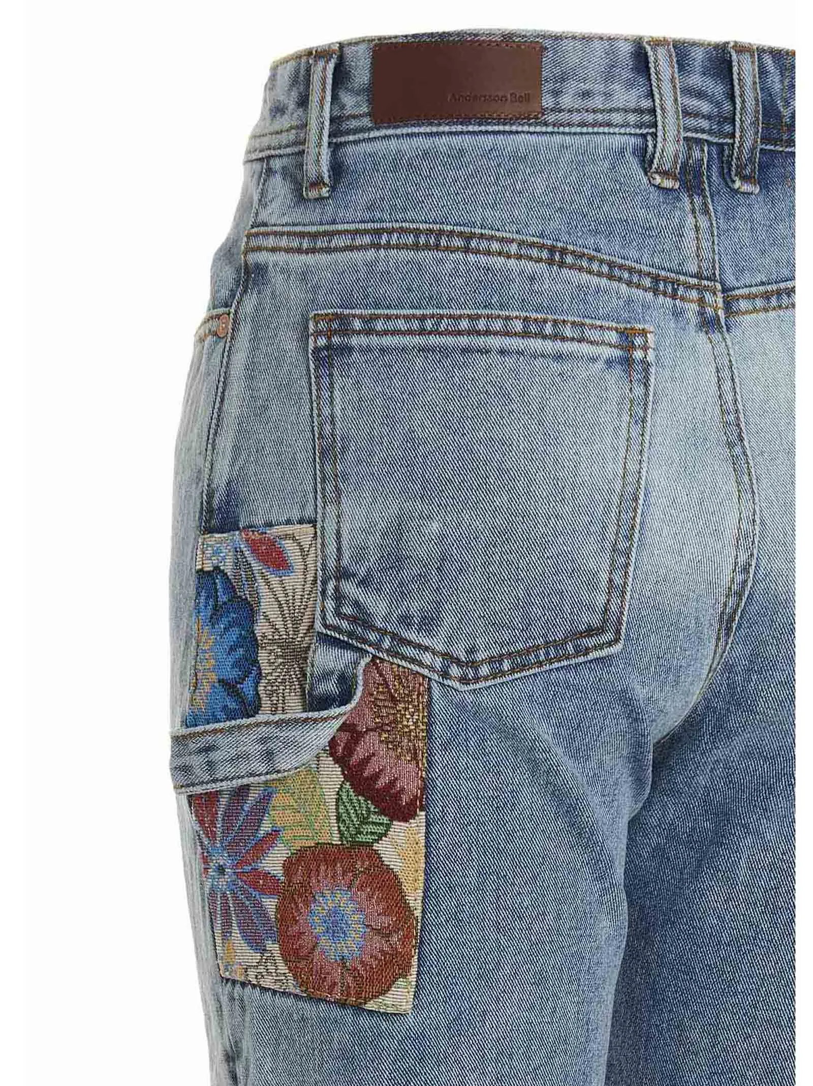 Andersson Bell Floral Embroidered Patchwork Jeans