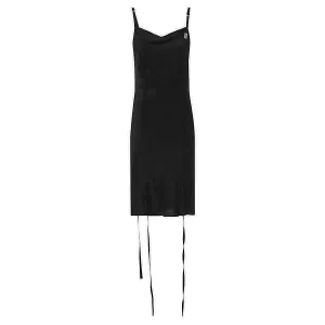 Ann Demeulemeester Sleeveless Drawstring Dress