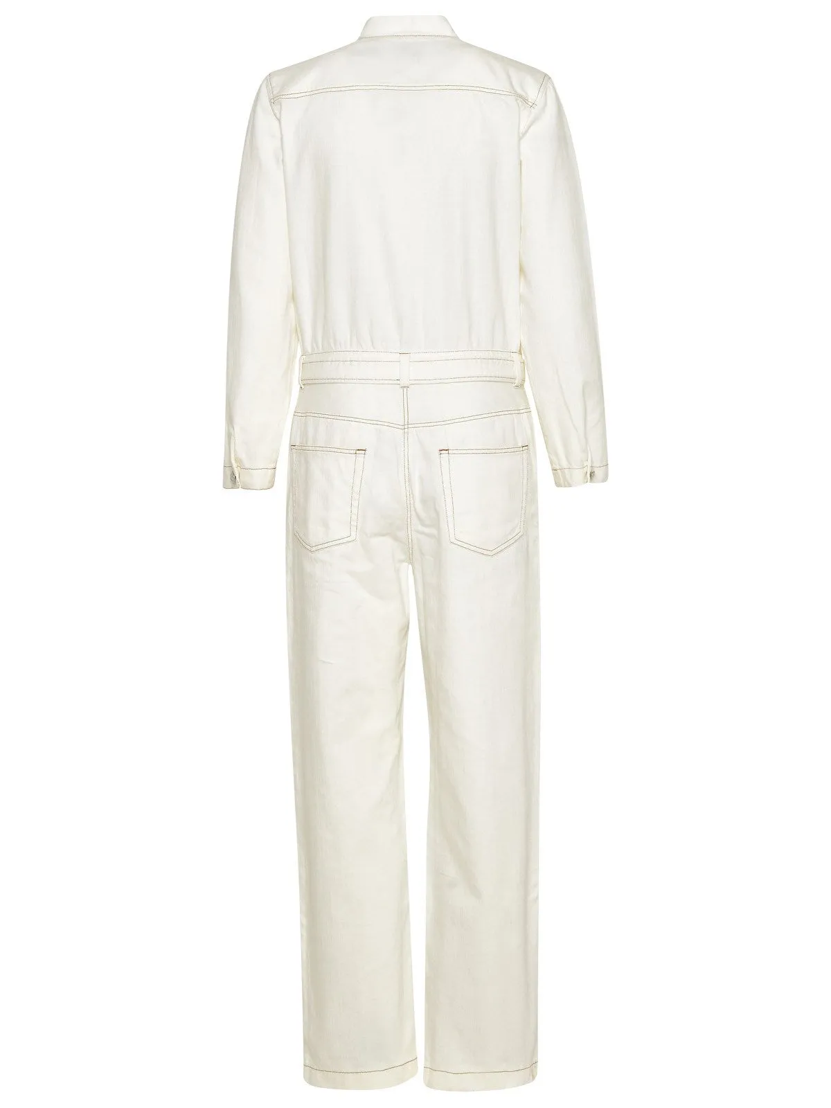 A.P.C. Belted Long-Sleeved Jumpsuit