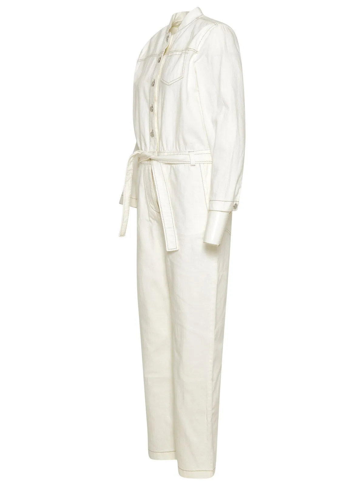 A.P.C. Belted Long-Sleeved Jumpsuit