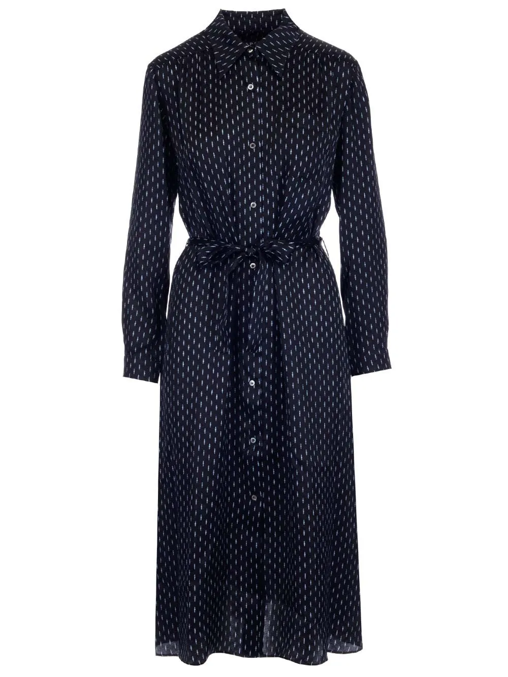 A.P.C. Tie-Waisted Midi Dress