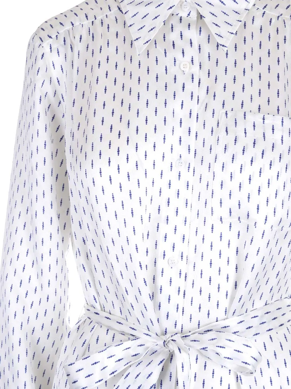 A.P.C. Tie-Waisted Midi Dress