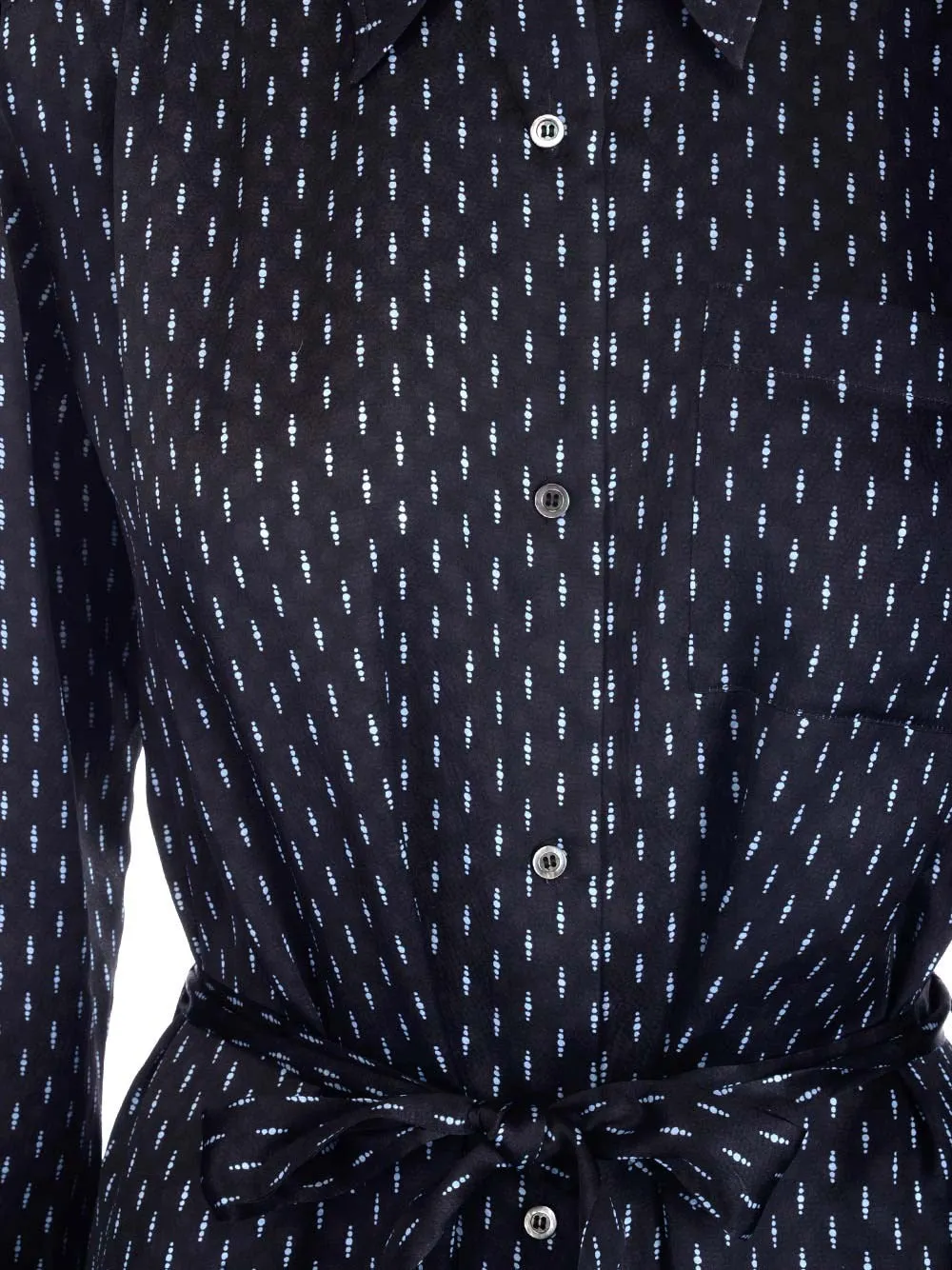 A.P.C. Tie-Waisted Midi Dress