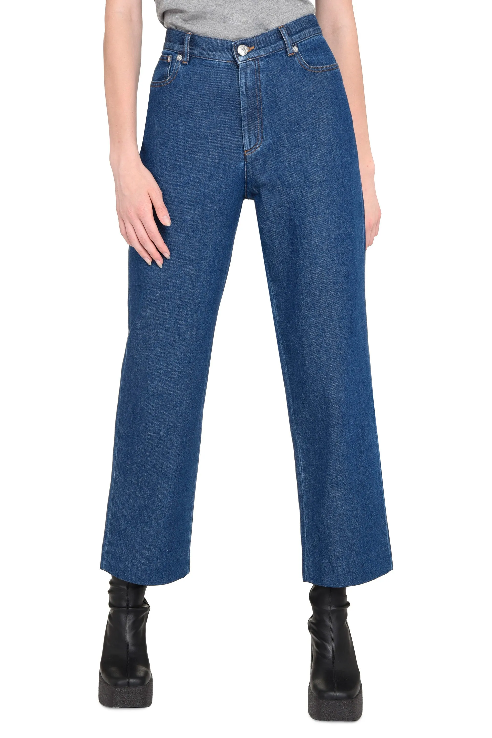 A.P.C.Flared Cropped Jeans