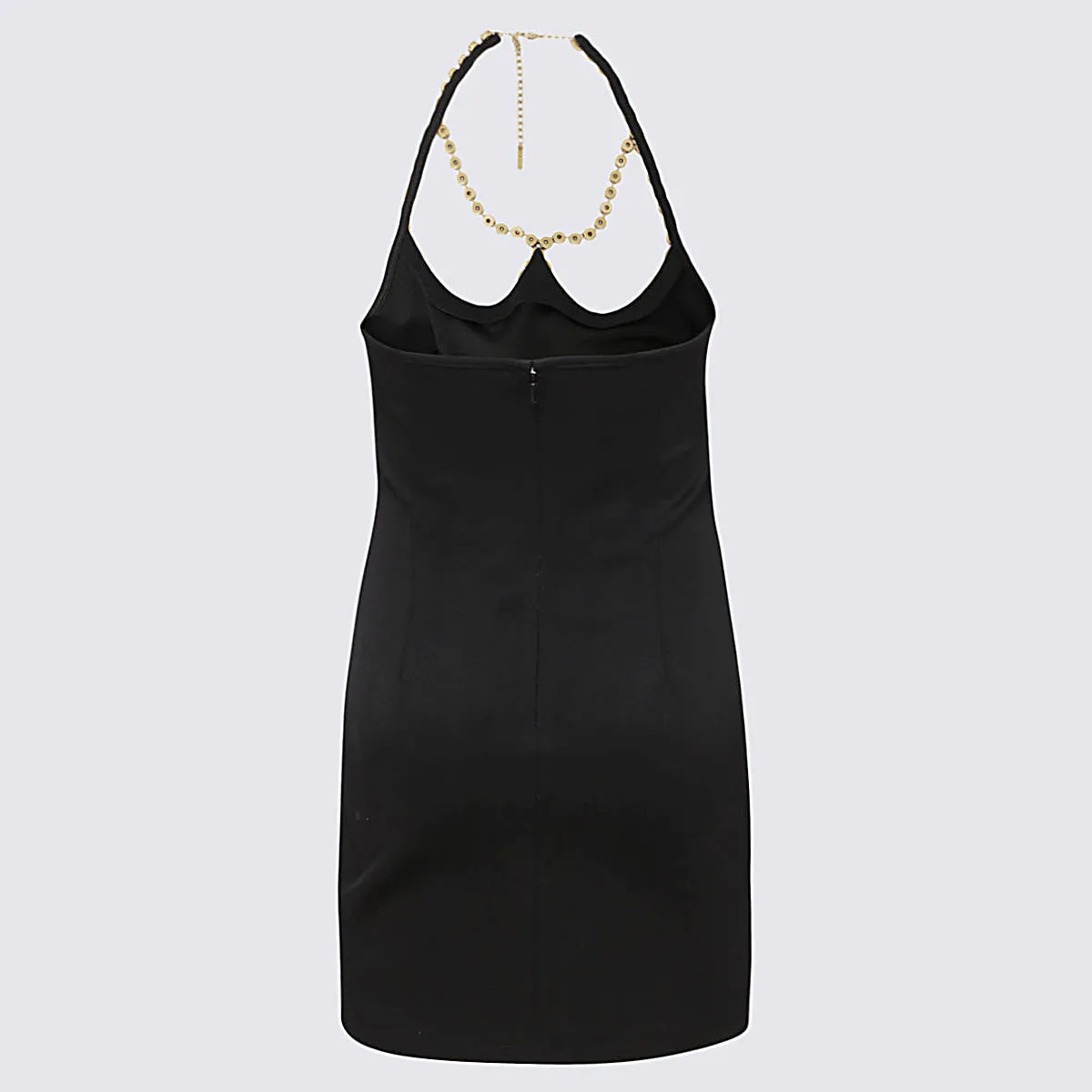 Area Embellished Halterneck Mini Dress