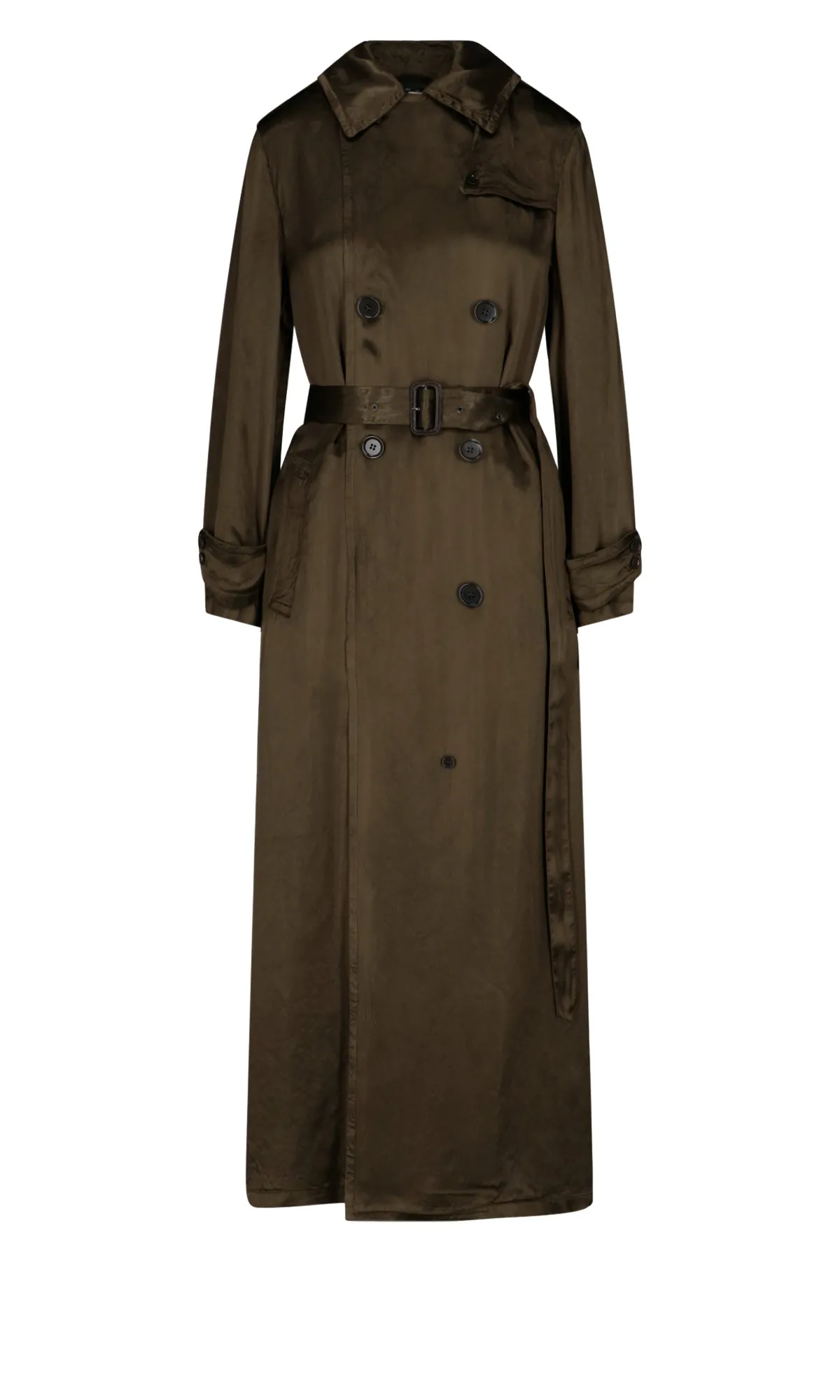 Aspesi Belted Double Breasted Coat