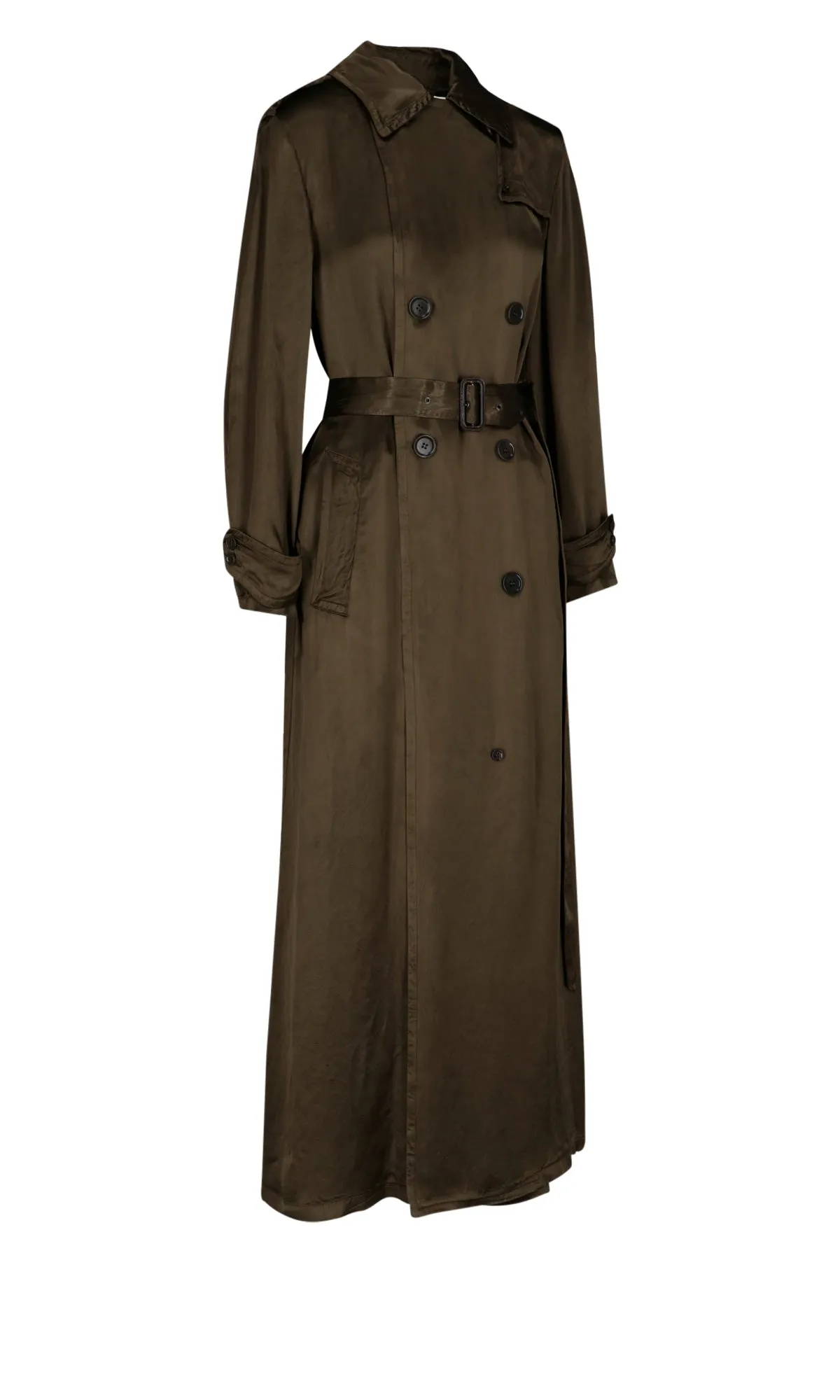 Aspesi Belted Double Breasted Coat