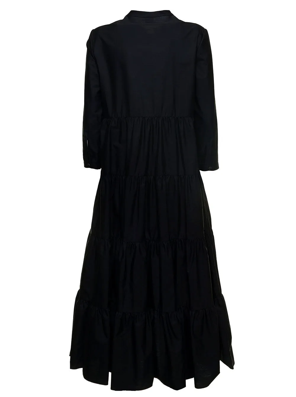 Aspesi Buttoned Ruffled Dress