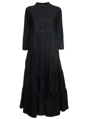 Aspesi Buttoned Ruffled Dress