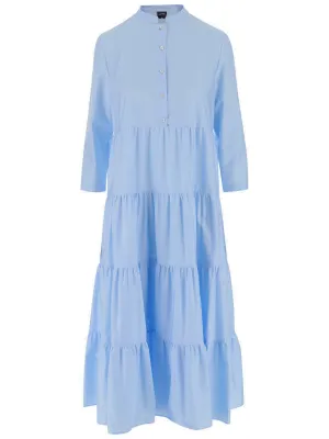 Aspesi Buttoned Ruffled Dress