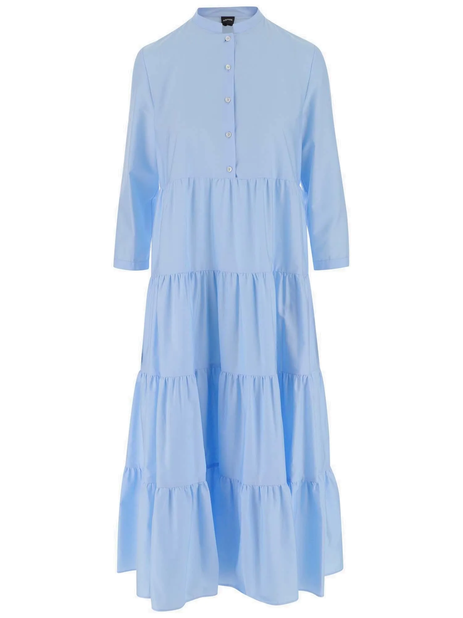 Aspesi Buttoned Ruffled Dress