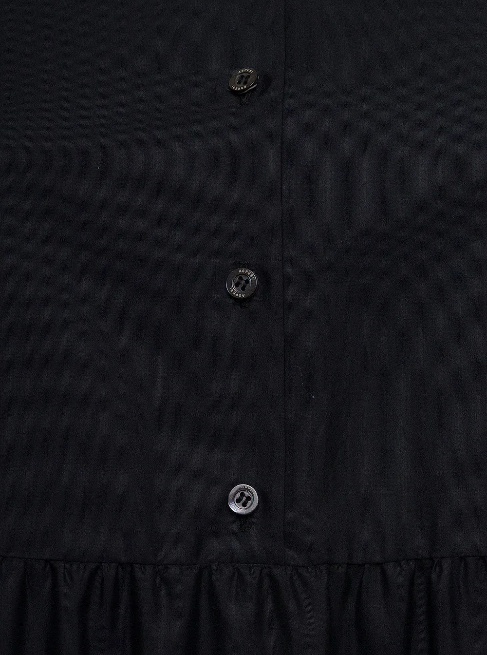 Aspesi Buttoned Ruffled Dress