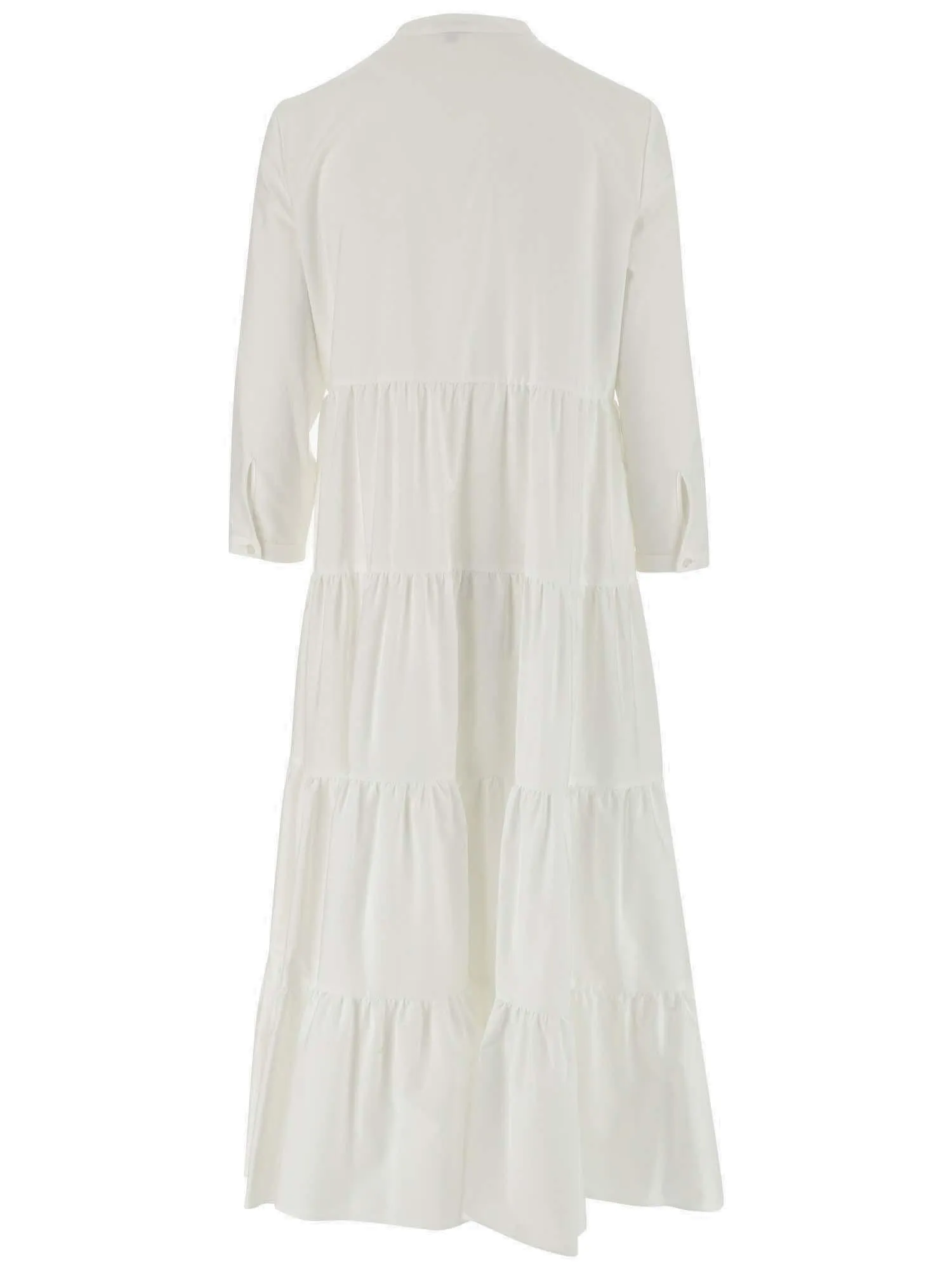 Aspesi Buttoned Ruffled Dress