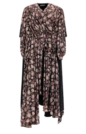 Balenciaga Floral Print Dress