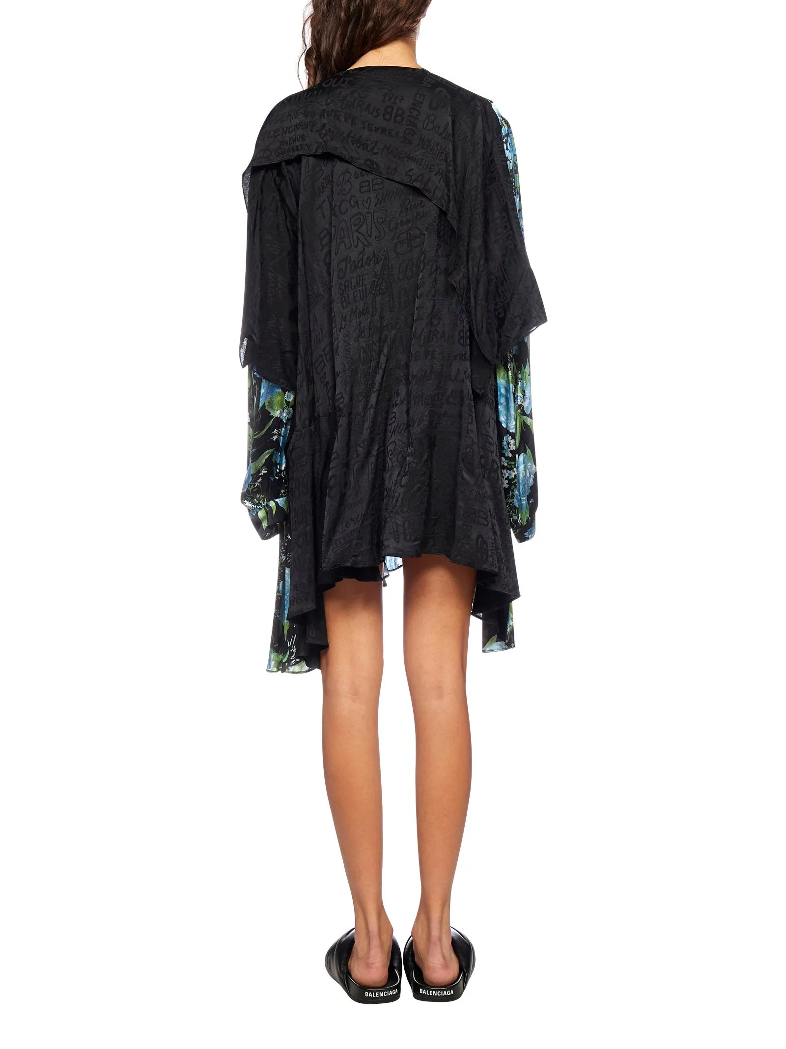Balenciaga Floral Printed Dress