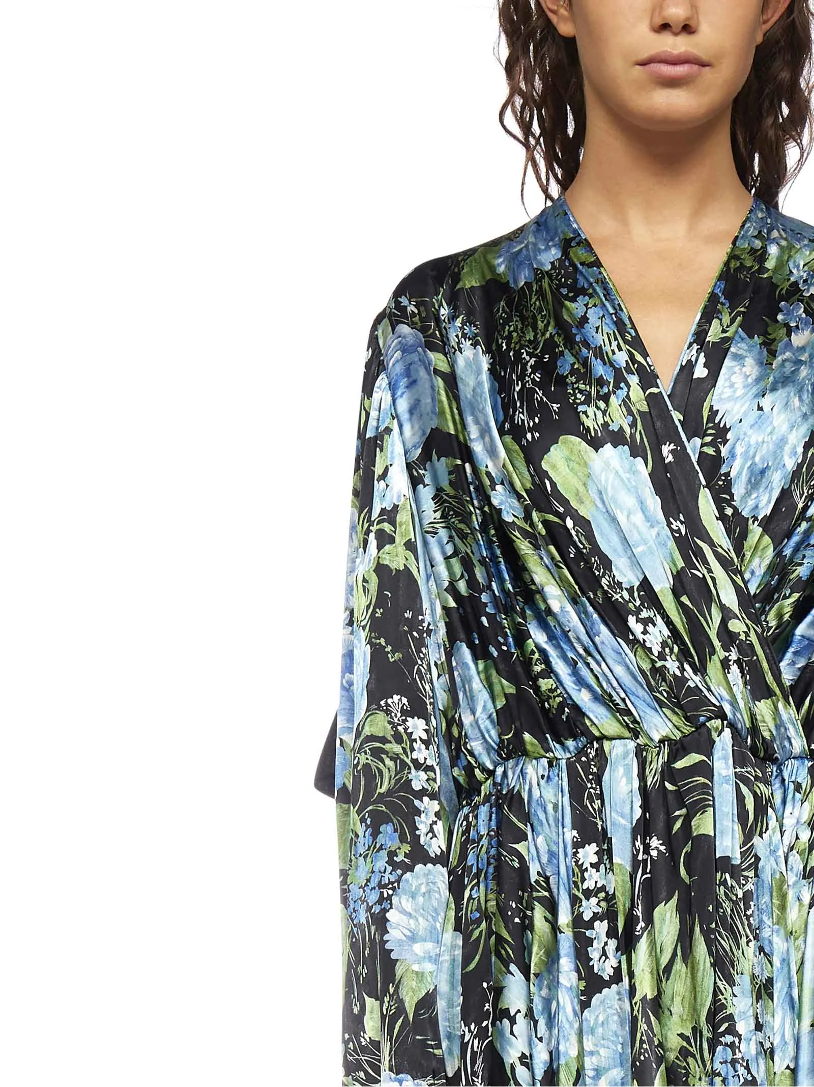 Balenciaga Floral Printed Dress