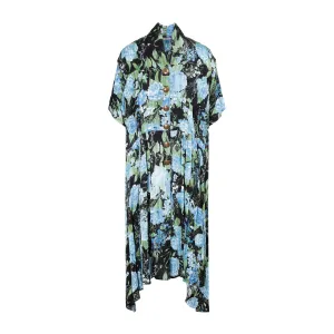 Balenciaga Printed Buttoned Dress