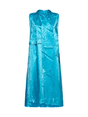Balenciaga Sleeveless Patched Dress